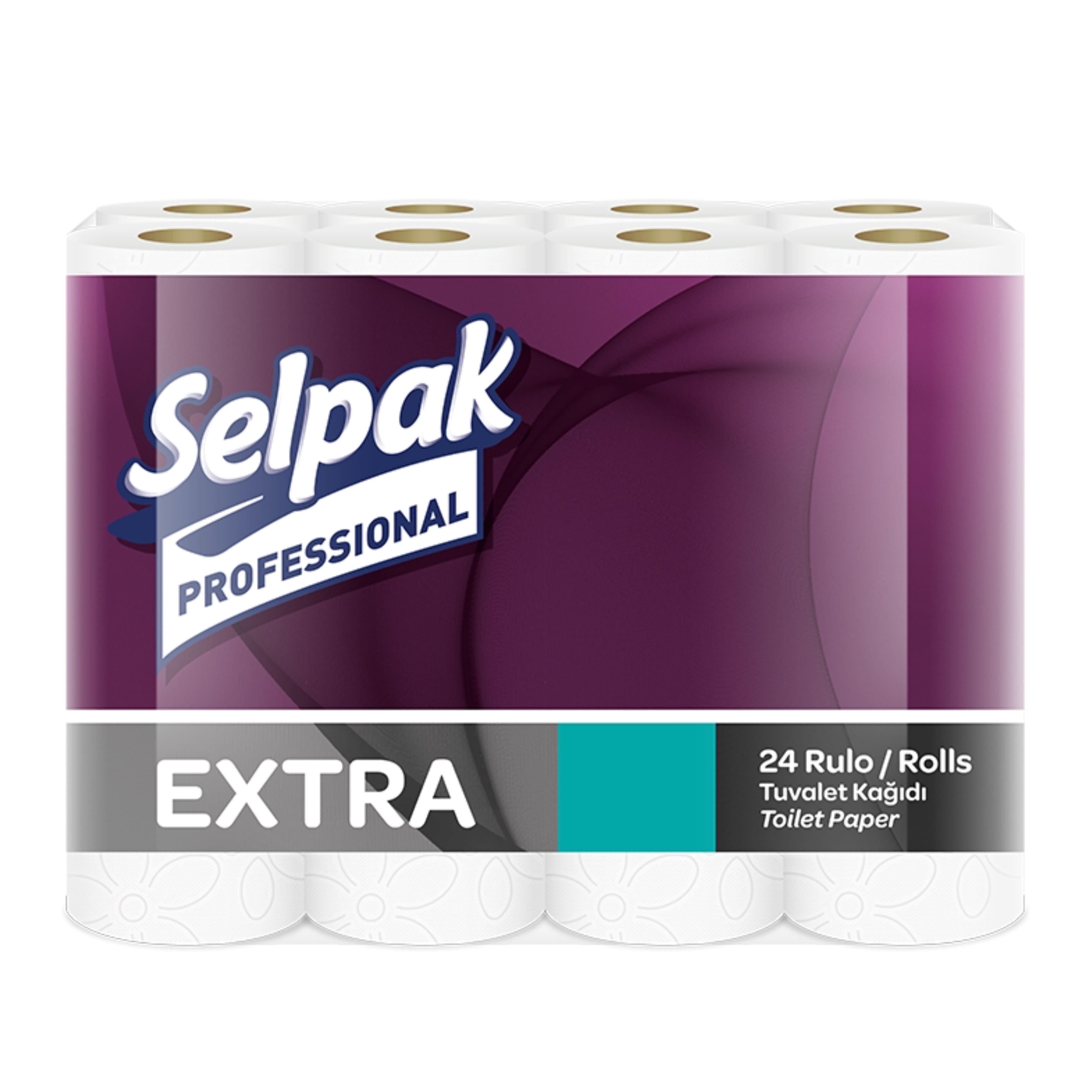 Папір туалетний целюлозний Selpak Professional Extra 2-х шар 24рул/уп